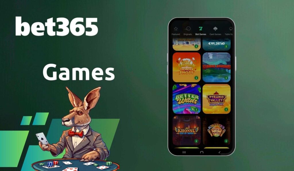 Casino Games at Bet365 Australia App