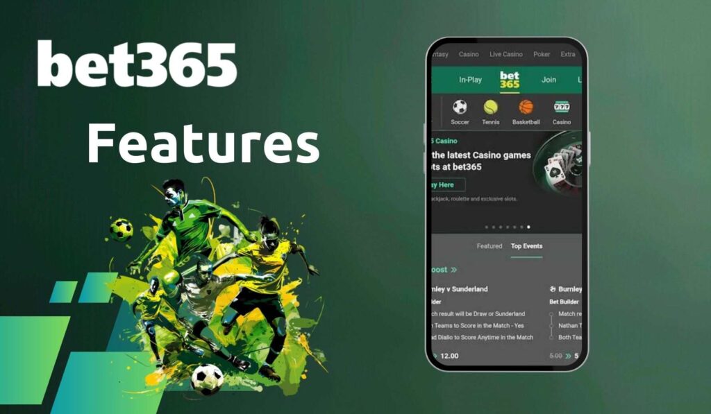 Features of the Bet365 Australia App