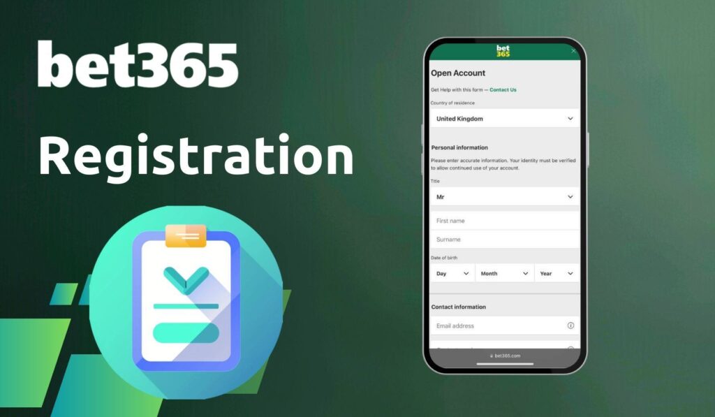 Bet365 Australia Registration via Application