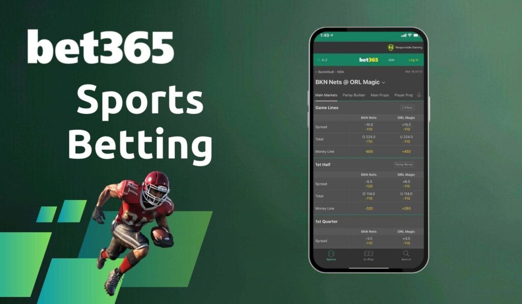 Sports Betting on Bet365 Australia App